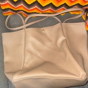 Chic & Spacious Hoxis Vegan Leather Tote Bag